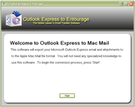 Outlook Express to Entourage screenshot